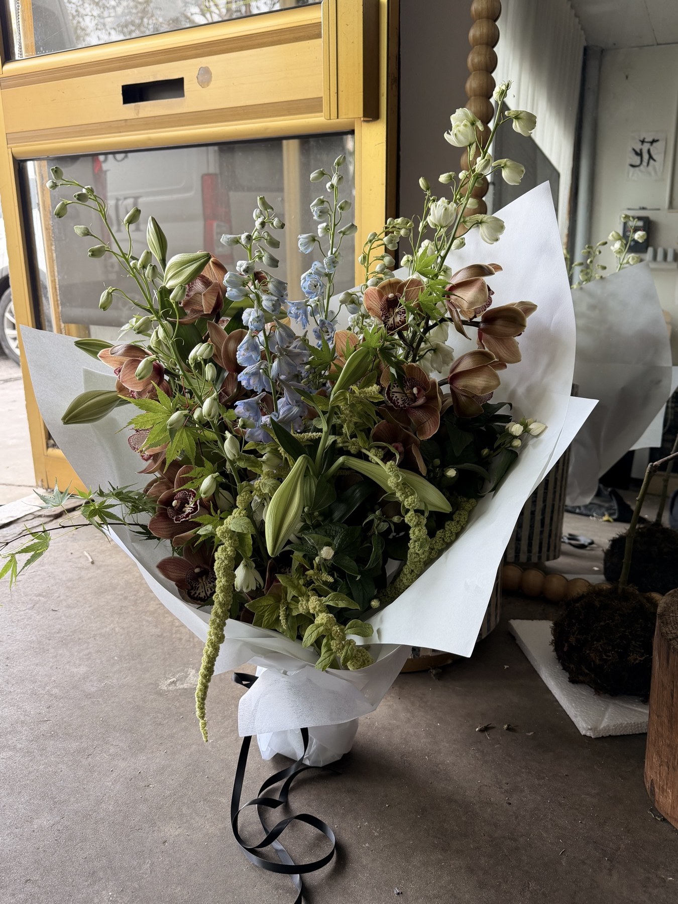 Season's Best hand-tied bouquet ready for flower delivery across the Yarra Valley